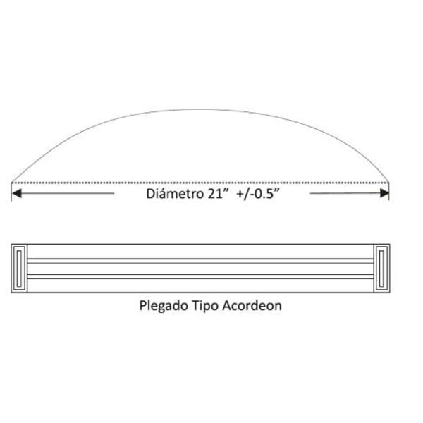 Gorro desechable redondo PP Blanco - Caja 1000 uds | Protección Higiénica Vetonek