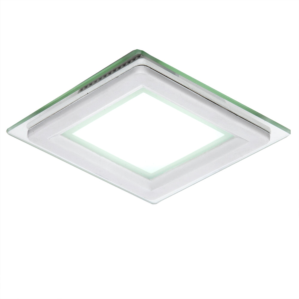 Foco Downlight LED 6W 600Lm 6000ºK Cuadrado Cristal — Vetonek (2)