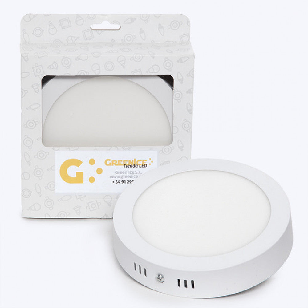 Plafón LED 12W 930Lm 6000ºK Circular Estuche Personalizado — Vetonek