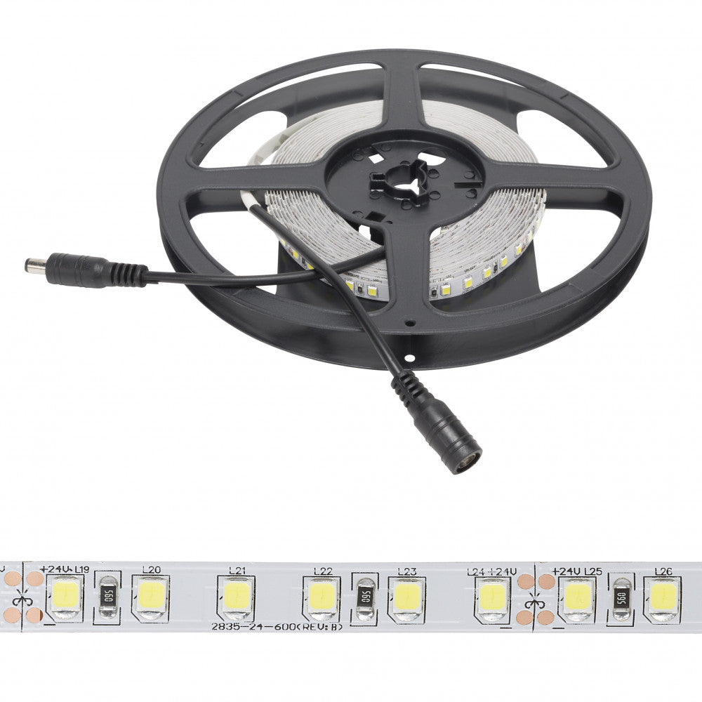 Tira de 600 LEDs 60W 5.500Lm CRI85 6000ºK SMD2835 24VDC x5M — Vetonek (2)