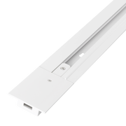 Carril Monofásico Empotrable para Focos LED 2M Blanco — Vetonek