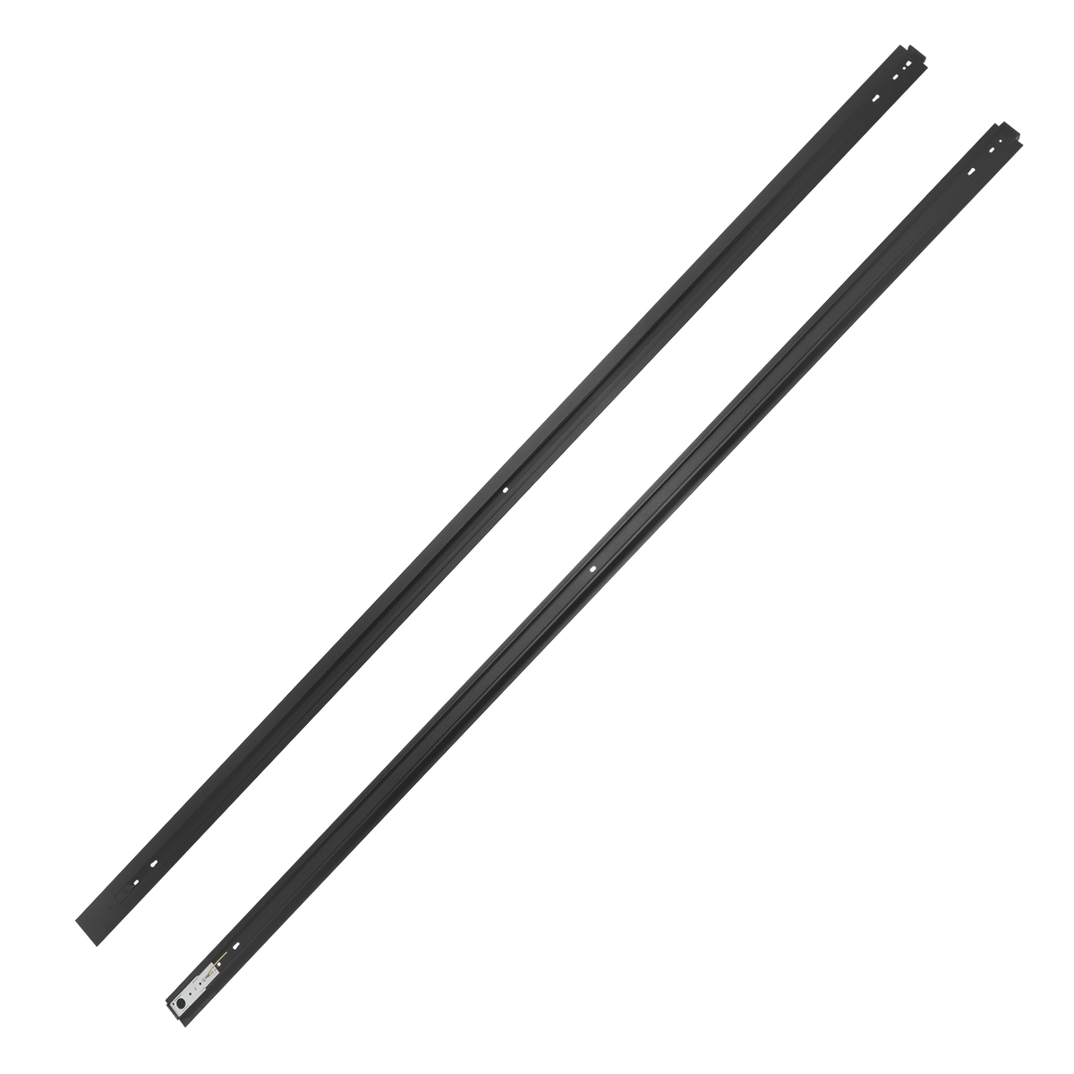 Carril Monofásico Empotrable para Focos LED 2M Negro — Vetonek (5)