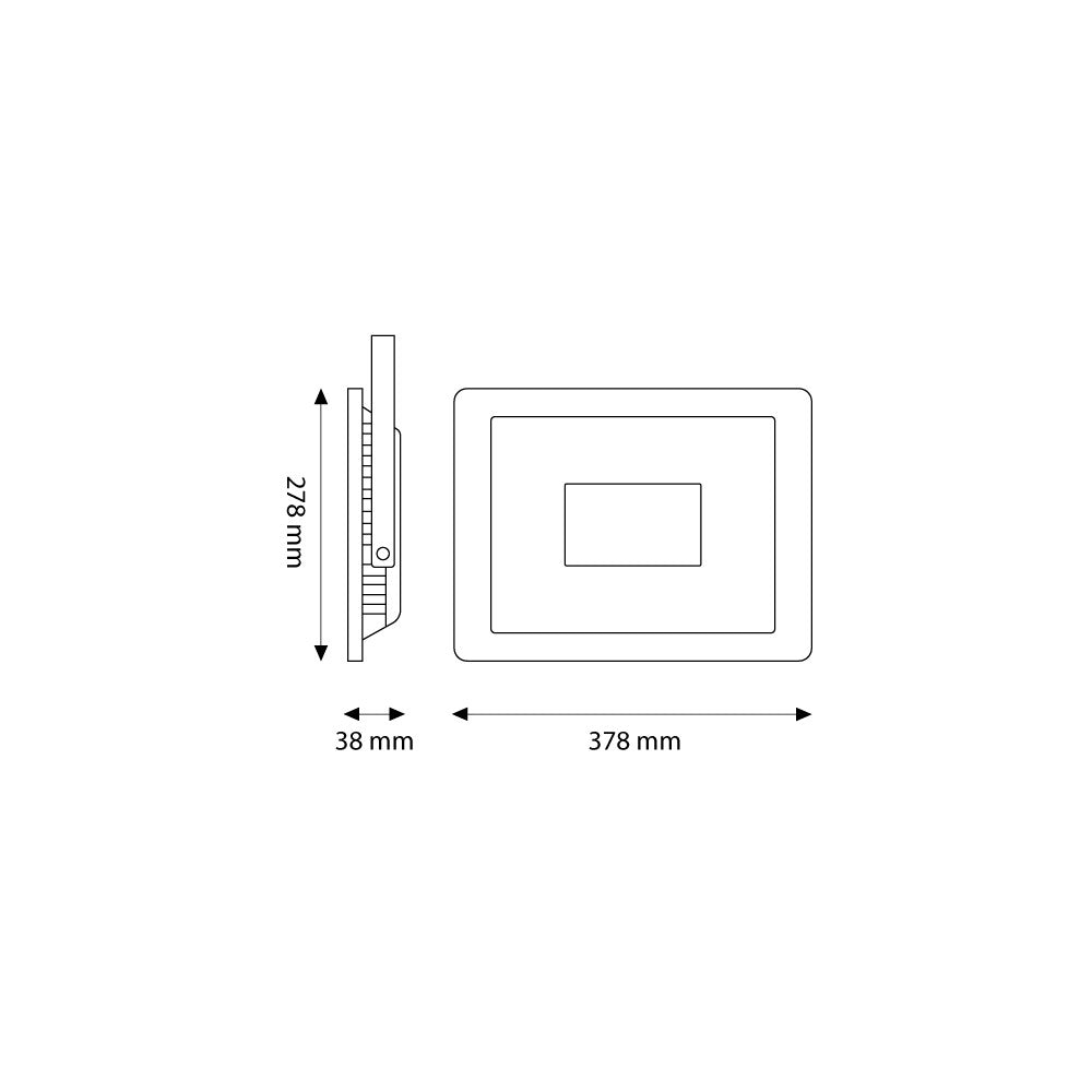 Proyector LED 200W 24000Lm 6000ºK IP66 Regulable — Vetonek (5)