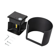 Aplique LED Exterior 2x5W 100Lm/W IP65 Negro 4000K — Vetonek (6)