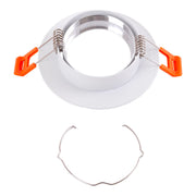 Aro Foco Downlight Circular Basculante Aluminio Blanco 93mm — Vetonek (4)