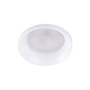 Aro Foco Downlight Circular Aluminio Blanco Integración Yeso Ø60mm — Vetonek (2)