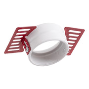Aro Foco Downlight Circular Aluminio Blanco Integración Yeso Ø60mm — Vetonek (3)