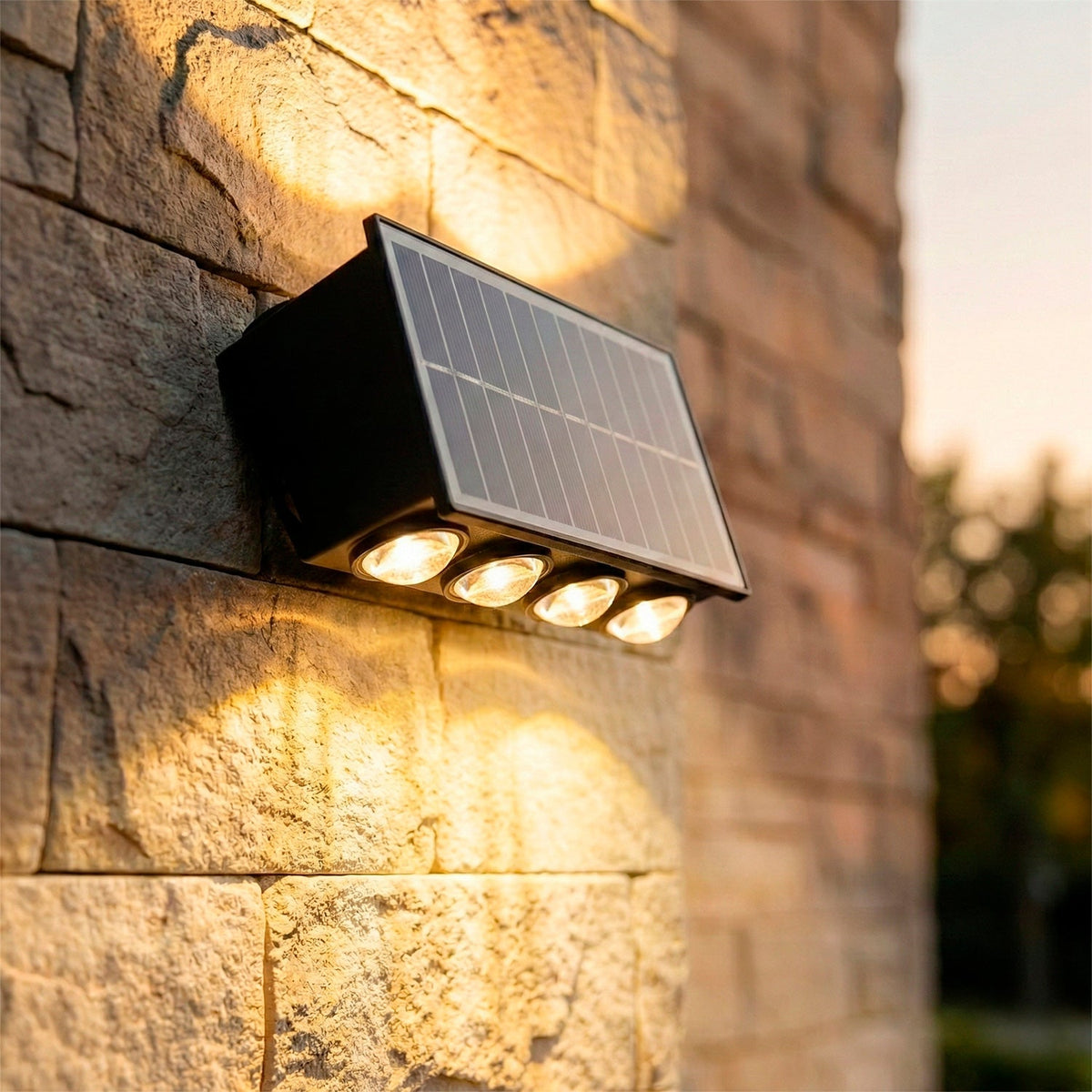 Aplique LED Solar Panel 3.0W Batería 3,7V IP65 — Vetonek