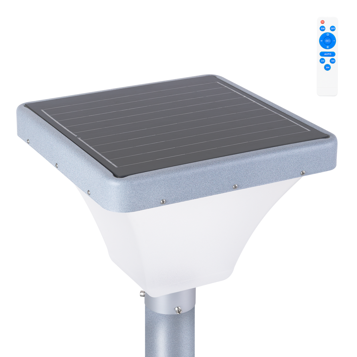 Farola LED Solar Rectangular para Jardines 45W — Vetonek