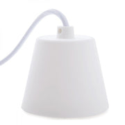 Portalámparas E27 Cable - Rosetón Blanco — Vetonek (2)