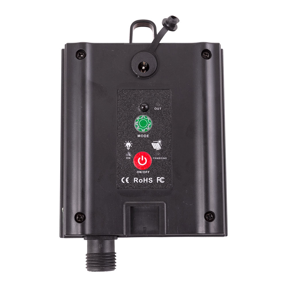 Cadena 25 Bombillas LED G40 2700ºK 9,5M Solar - Panel: 5,5V 1,2W Batería: 3,7V 1200MaH — Vetonek (6)