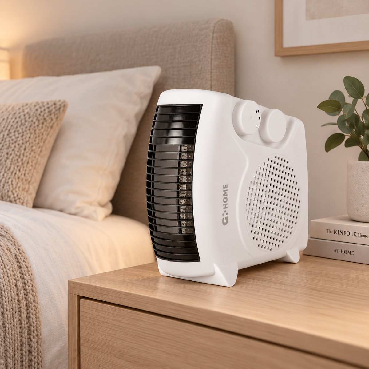 Calefactor Resistencia + Ventilador 500W Blanco — Vetonek