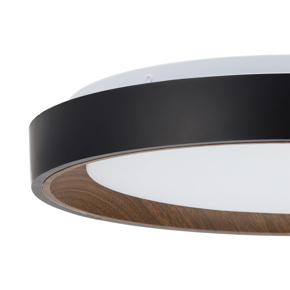 Plafón LED Decorativo CCT 3000-6000ºK (Tonalidad Luz Regulable) Control Remoto Acabado Negro — Vetonek (8)