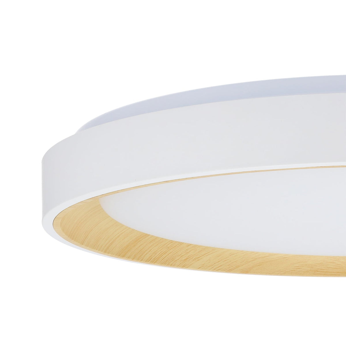Plafón LED Decorativo CCT 3000-6000ºK (Tonalidad Luz Regulable) Control Remoto Acabado Blanco — Vetonek (4)
