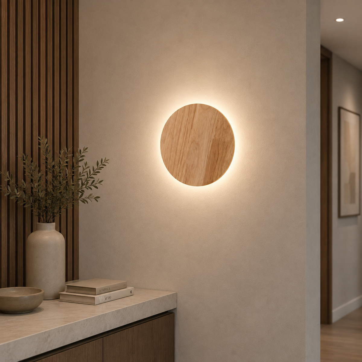 Aplique LED 12W 1.200Lm Redondo BiColor "Martina" CCT (Tonalidad Luz Regulable) — Vetonek