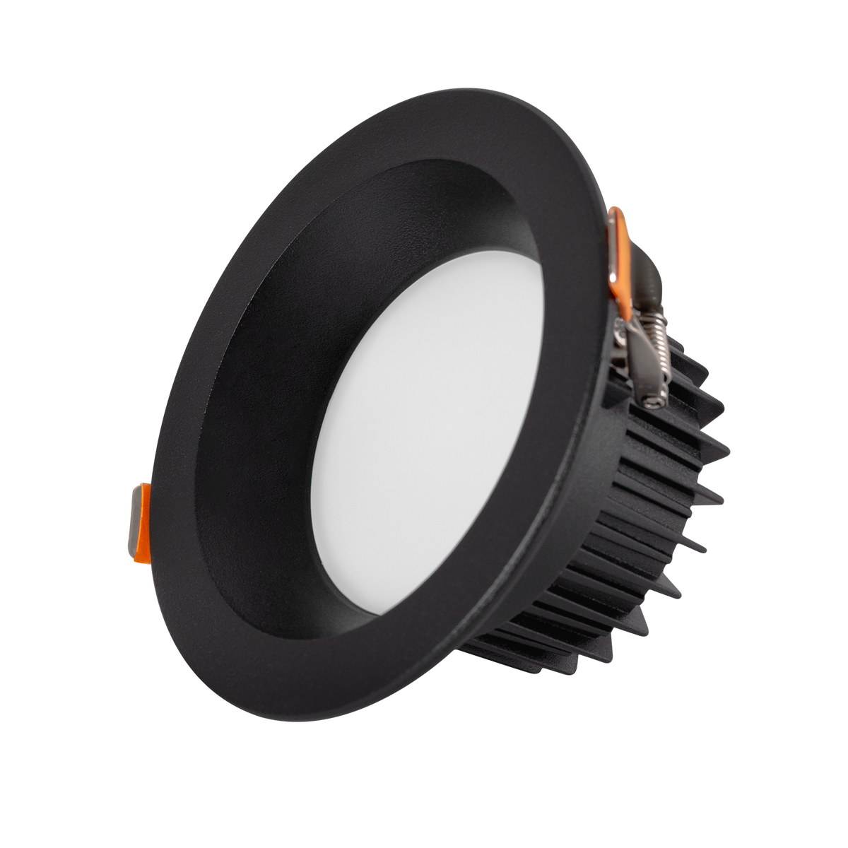 Foco Downlight Circular LED 9W 900Lm 6000ºK Anti-Deslumbrante UGR19 Negro — Vetonek