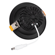 Foco Downlight Circular LED 9W 900Lm 6000ºK Anti-Deslumbrante UGR19 Negro — Vetonek (4)