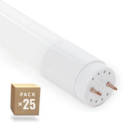 Pack 25 Tubos LED T8 9W 1260Lm 6000ºK Cristal 60cm — Vetonek