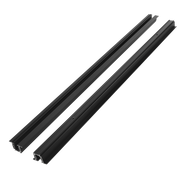 Carril Trifásico Empotrable para Focos LED Negro 1M — Vetonek (4)