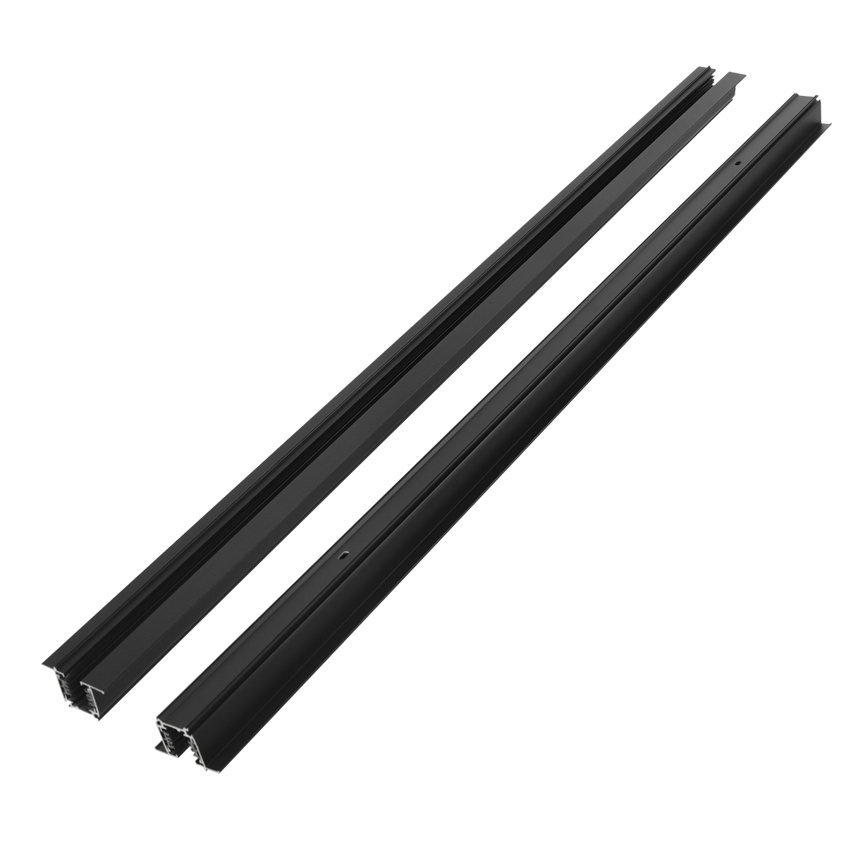 Carril Trifásico Empotrable para Focos LED Negro 1M — Vetonek (4)