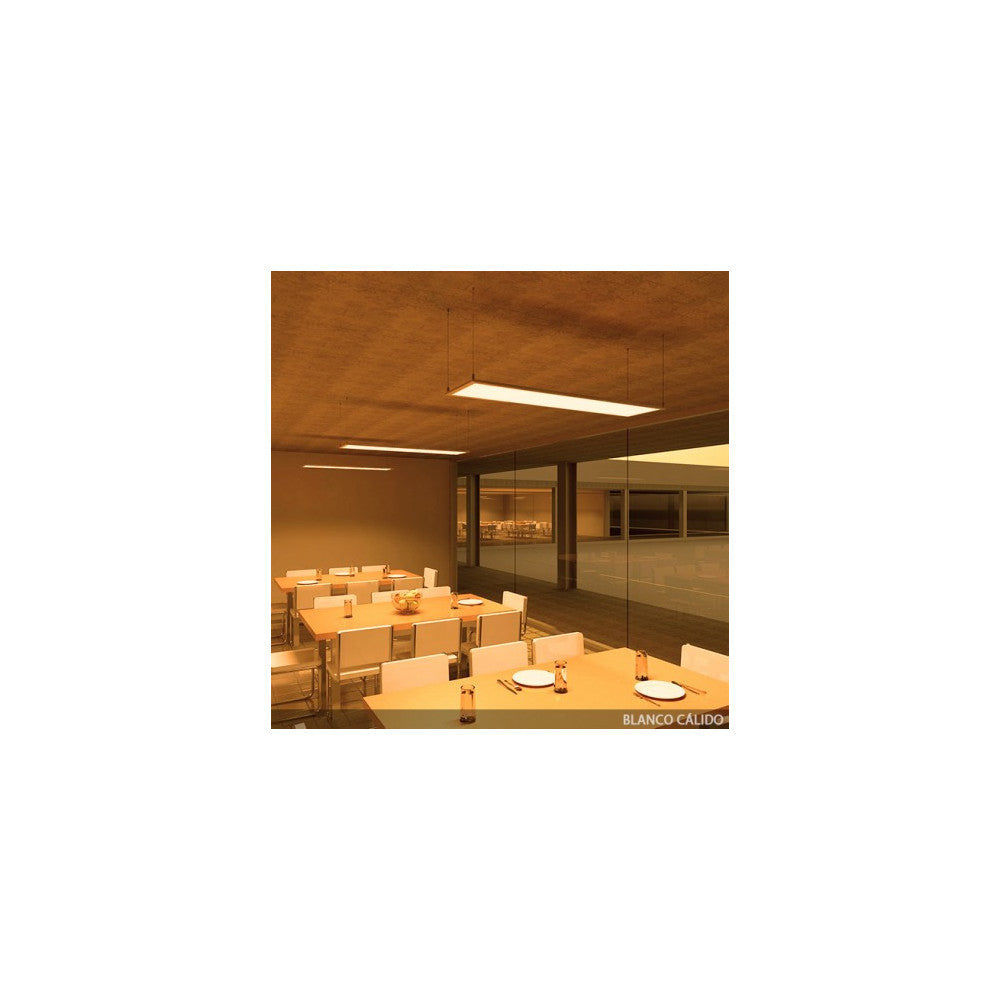 Panel LED Superslim 48W 4.800Lm 120x30cm Control Remoto Branco (Intensidade-CCT) — Vetonek (7)