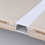 Perfil Aluminio para Tira LED Integración - 30mm - con Difusor Opal - 2 Metros — Vetonek