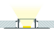 Perfil Aluminio para Tira LED Integración - 30mm - con Difusor Opal - 2 Metros — Vetonek (2)