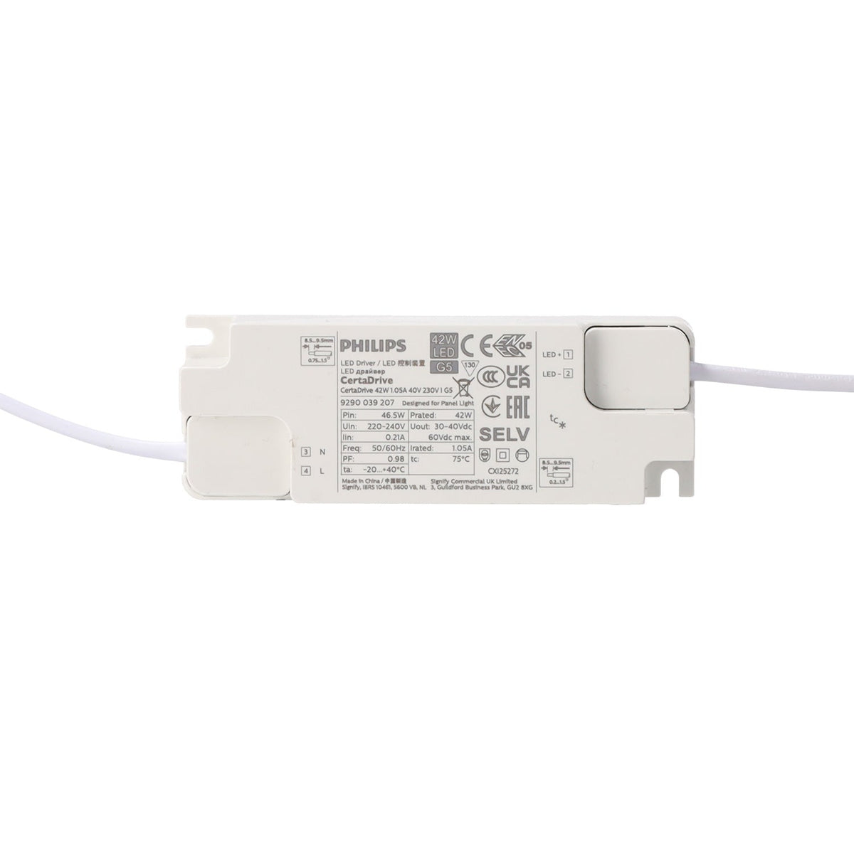 Panel Ultrafino 42W High Lumen 140Lm/W 6000ºK Philips Certadrive Flicker Free — Vetonek (6)