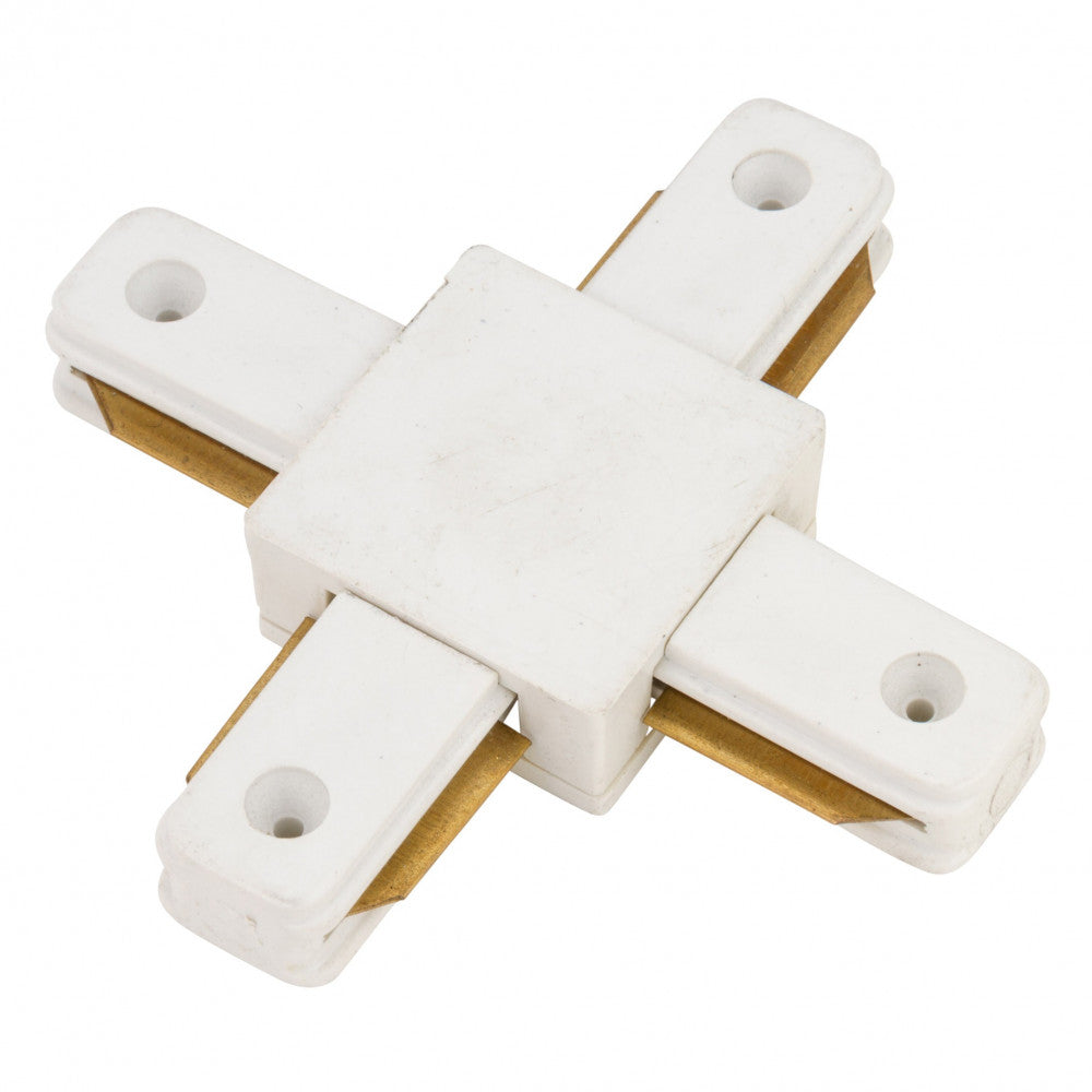 Conector X Carril Monofásico Blanco — Vetonek