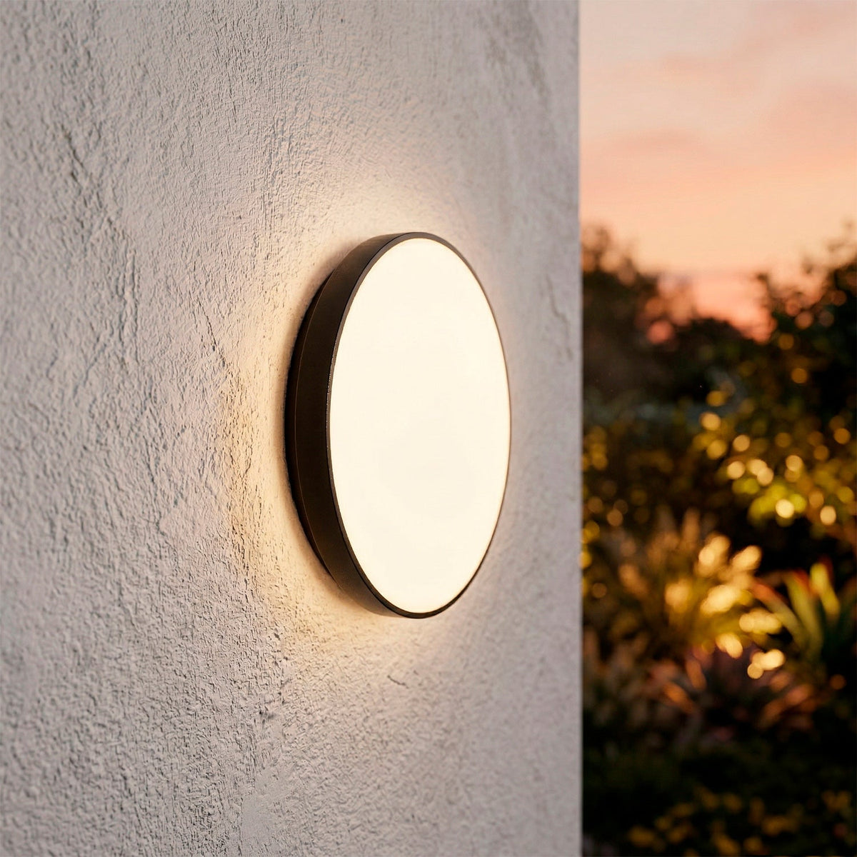 Plafón LED Exterior 15W 1500Lm CCT (Tonalidad Luz Regulable) 3000-4000-6500ºK IP65 Acabado Negro — Vetonek