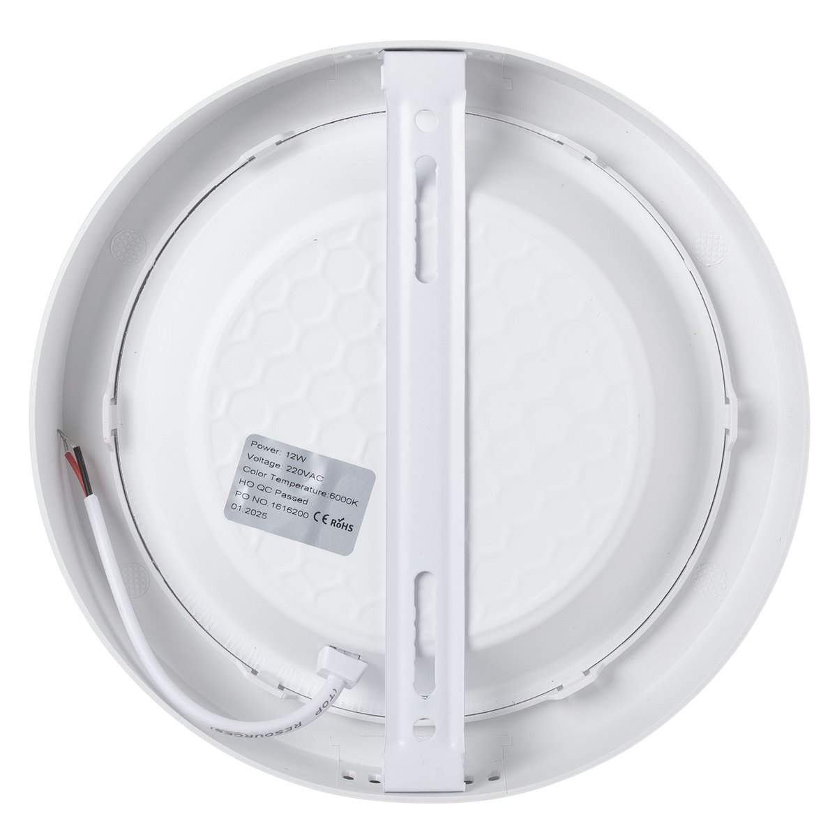 Plafón de Superficie LED 100Lm/W 12W 1200Lm 6000ºK IP20 — Vetonek (5)