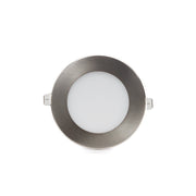 Placa LED 9W 900Lm P.F. 0.99 Níquel Satinado 230V AC — Vetonek (3)