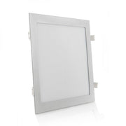 Placa LED 25W 2.180Lm 6000ºK Cuadrada Plata — Vetonek