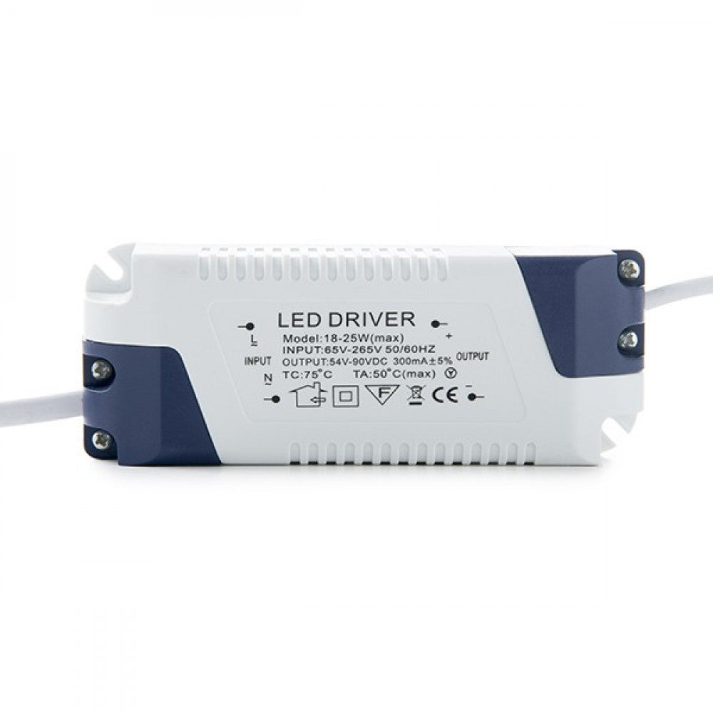 Placa LED 25W 2.180Lm 6000ºK Cuadrada Plata — Vetonek (5)