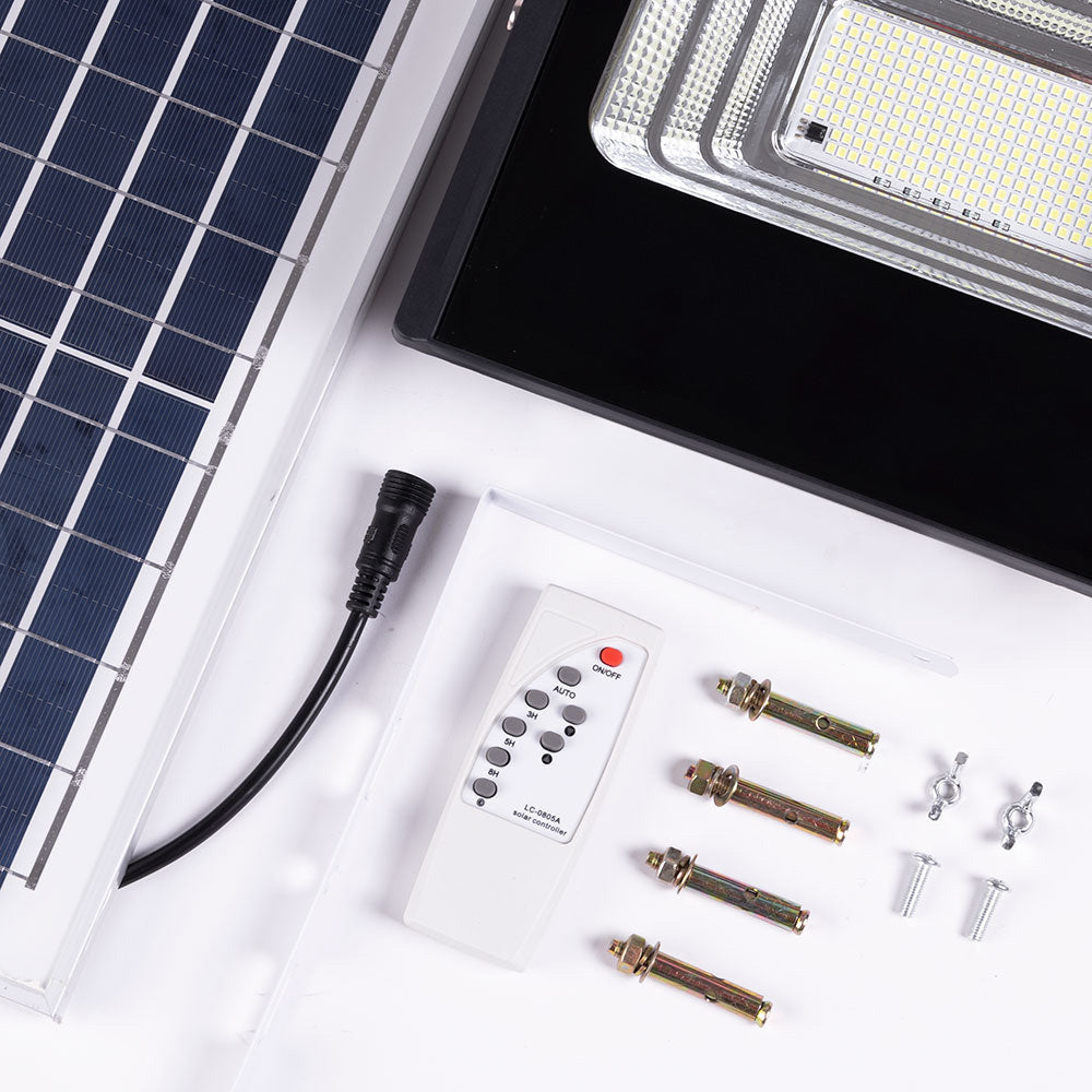 Proyector LED Solar 120W 6500K Panel: 6V/15W Batería: 3,2V/8000MaH Control Remoto — Vetonek (6)