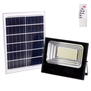 Proyector LED Solar 200W 6500K Panel: 6V/20W Batería: 3,2V/15000MaH Control Remoto — Vetonek