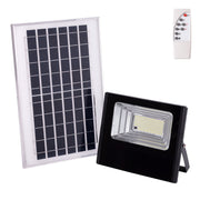 Proyector LED solar 65W 6500K Panel: Bateria 6V/8W: Control remoto 3,2V/5000MaH — Vetonek