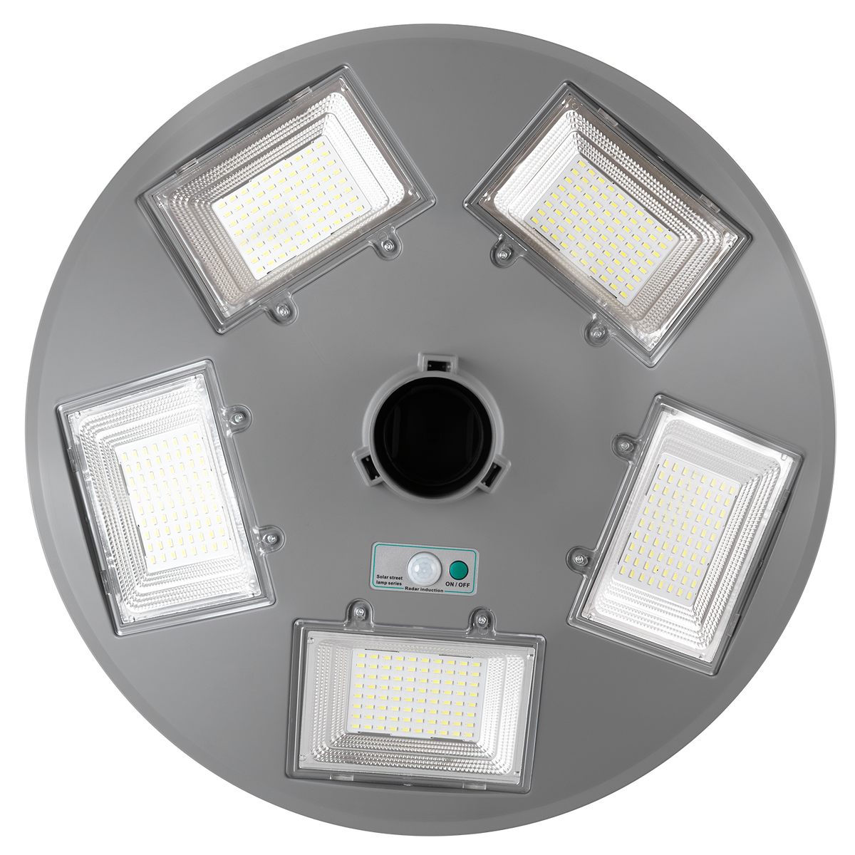 Luminaria Solar LED 150W 15000Lm 6000ºK IP67 Panel: 6V 18W Batería: 3,2V 15000MaH Gris — Vetonek (4)