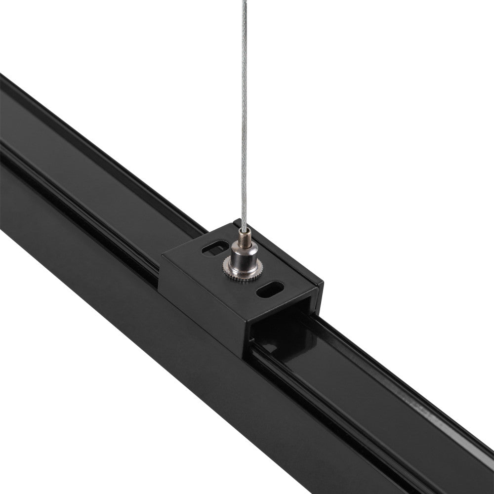 Suspensión para Carril Trifásico Negro 1 Metro — Vetonek (2)