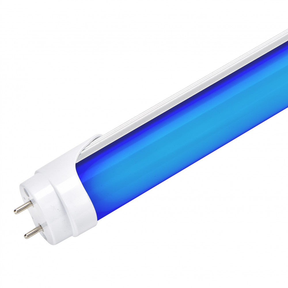 Tubo LED T8 18W 1.500Lm 120cm Difusor Opal - Azul — Vetonek