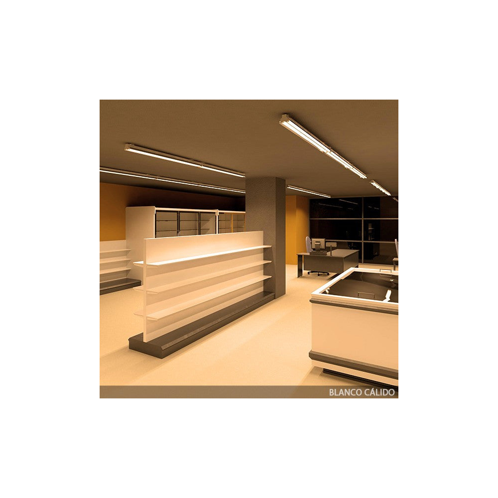 Tubo LED T8 10W 1200Lm 6000ºK 60cm Cabeza Rotatoria — Vetonek (2)