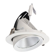 Foco Downlight LED 40W CCT (Tonalidad Luz Regulable) Circular Orientable Driver LIFUD Microprismático — Vetonek (6)