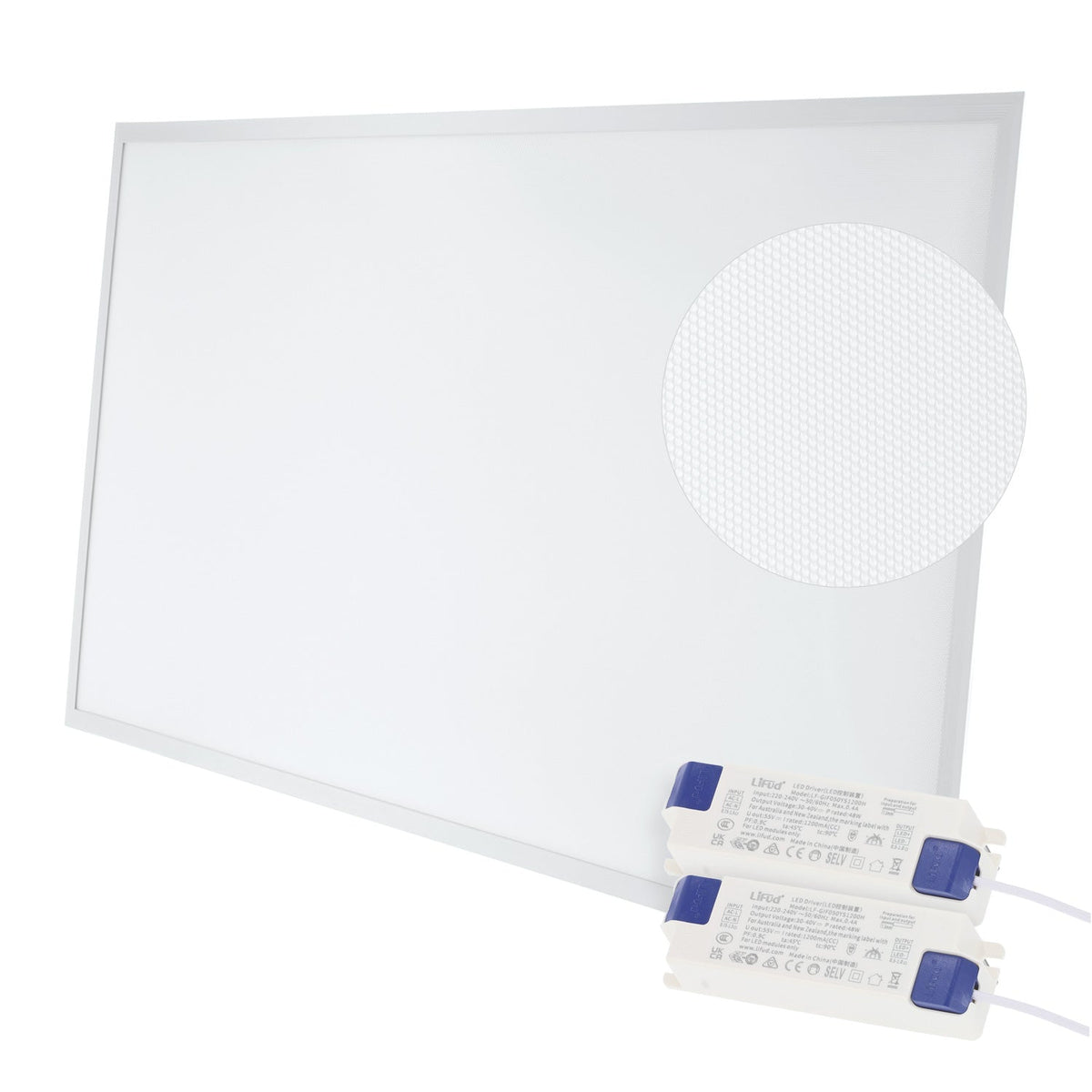 Panel LED 100W 10000Lm 120X60cm Driver Lifud UGR17 — Vetonek (7)
