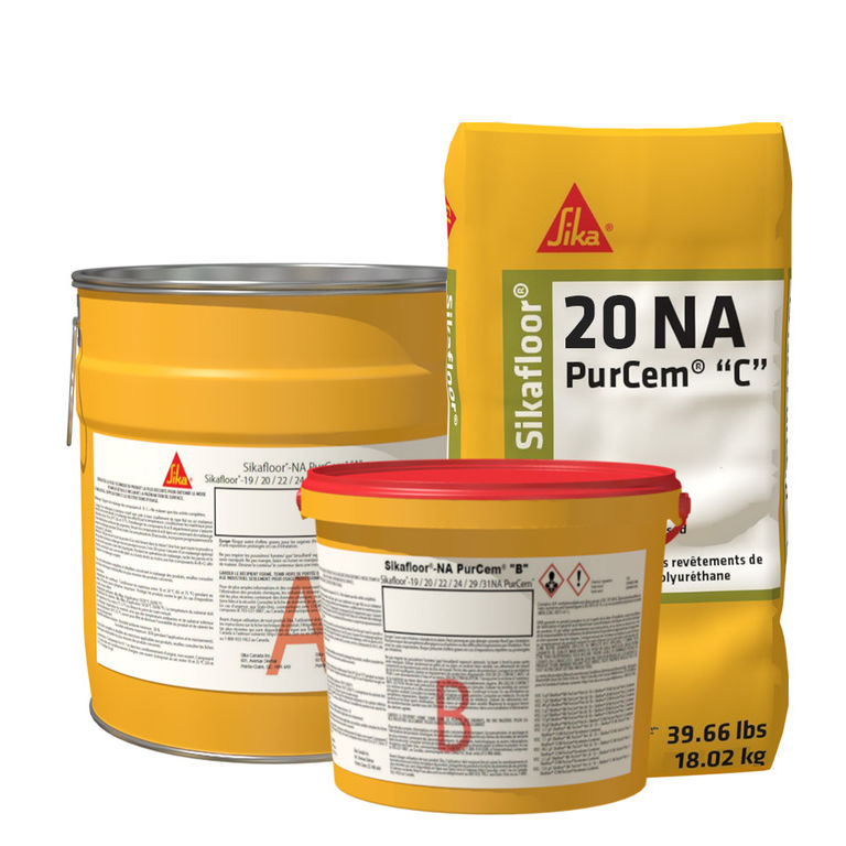 Lote de Sikafloor®-20 PurCem® de Sika, mortero híbrido de poliuretano-cemento antideslizante para pavimentos industriales - Vetonek