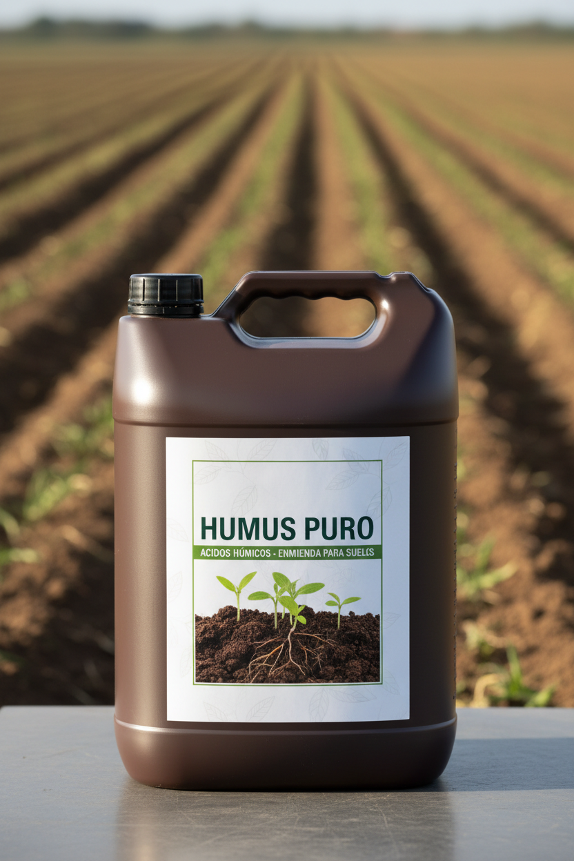 Reiner Humus — Huminsäuren, die die Bodenstruktur verbessern