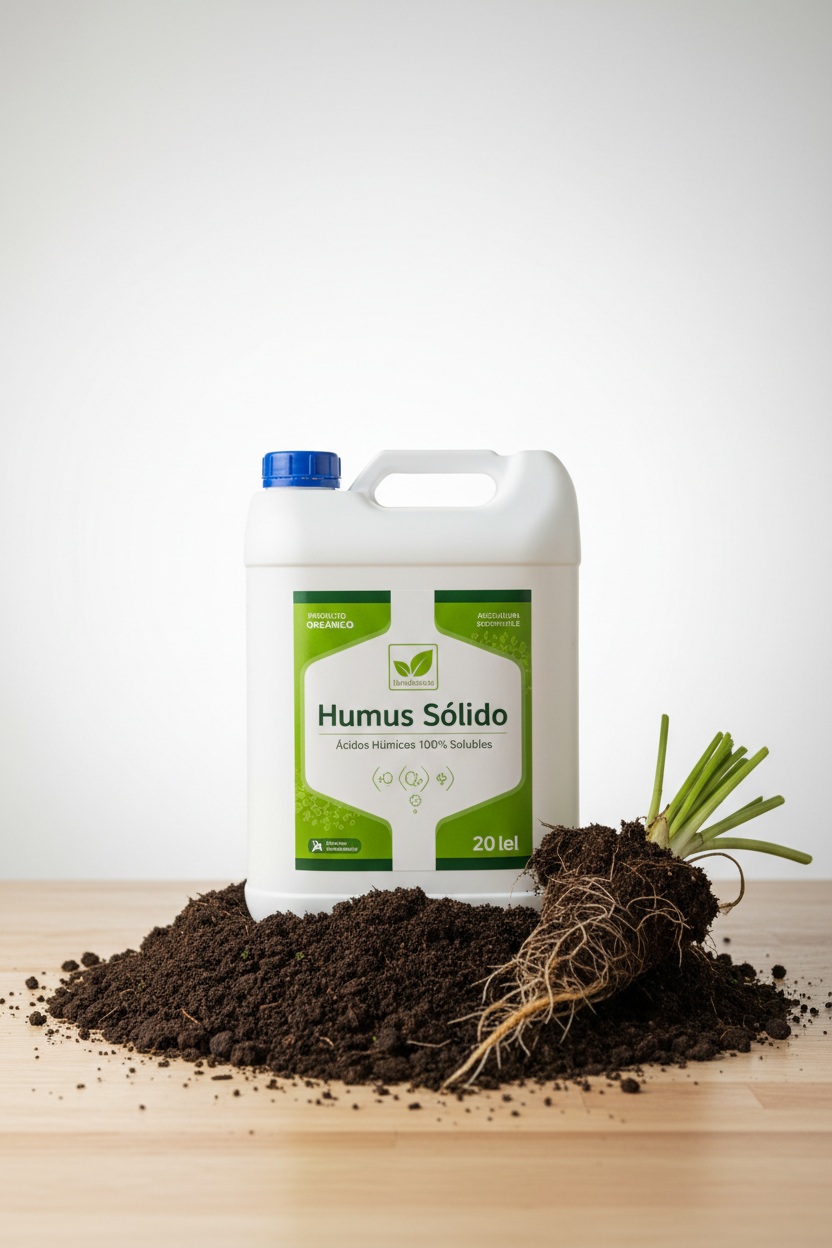 Humus Solido — Ácidos húmicos sólidos 100% solubles