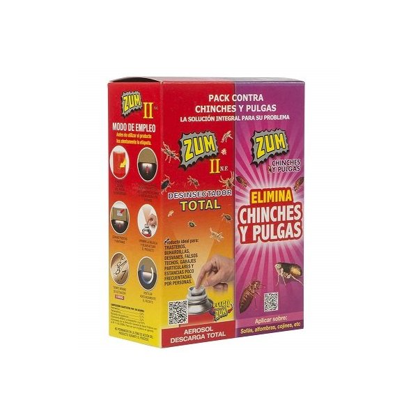 Pack Zum II Insecticida Total para Chinches y Pulgas 150ml Vetonek