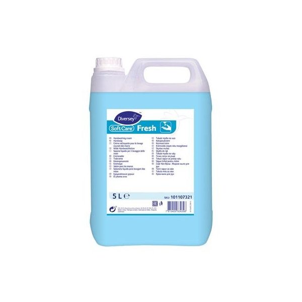 Diversey Soft Care Fresh - Jabón Suave para Manos 5L Vetonek