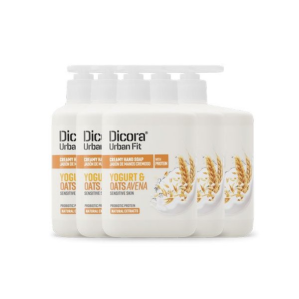 Jabón de manos hidratante yogurt y avena - Pack 5 uds Vetonek