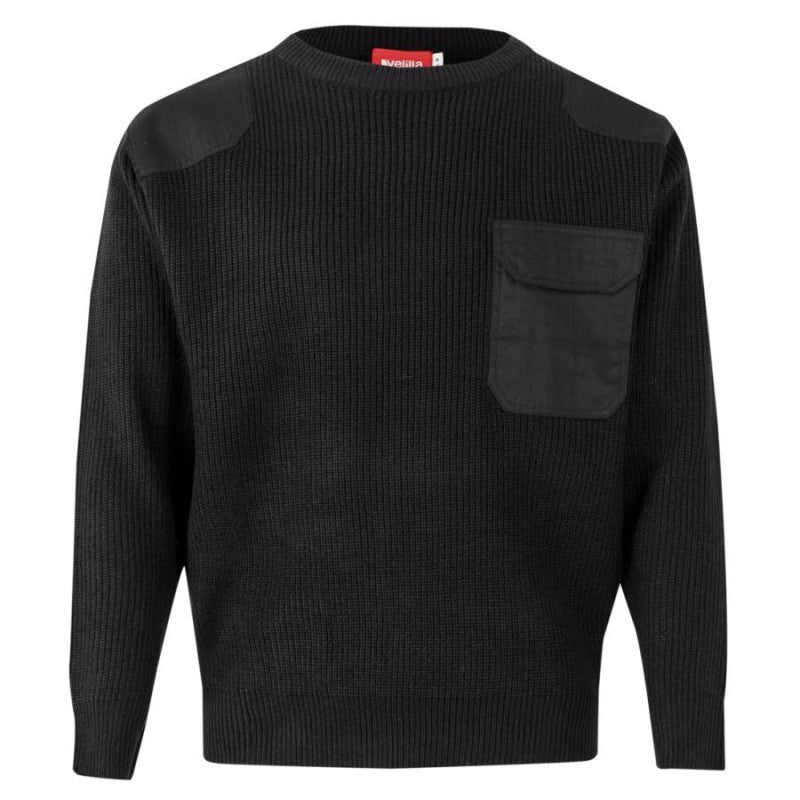 Jersey de punto grueso Velilla 100 refuerzos en hombros y codos - Vetonek